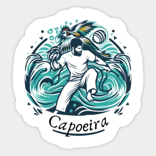 Capoeira Warrior Sticker